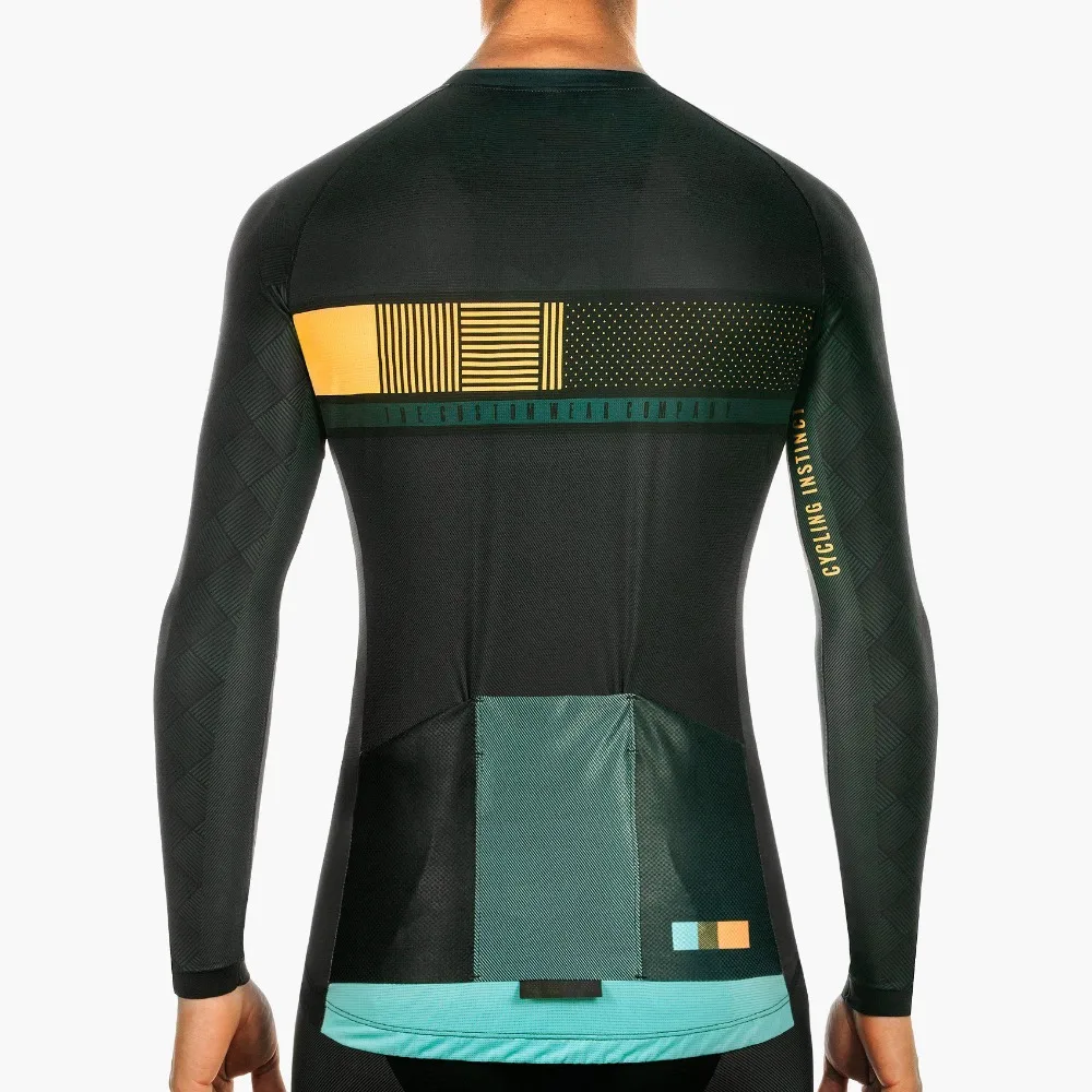 2019 Men Cycling Jersey long Sleeve Mesh Breathable Bike Bicycle Shirt Black White Quick dry Climber Cycling Clothing mtb jersey