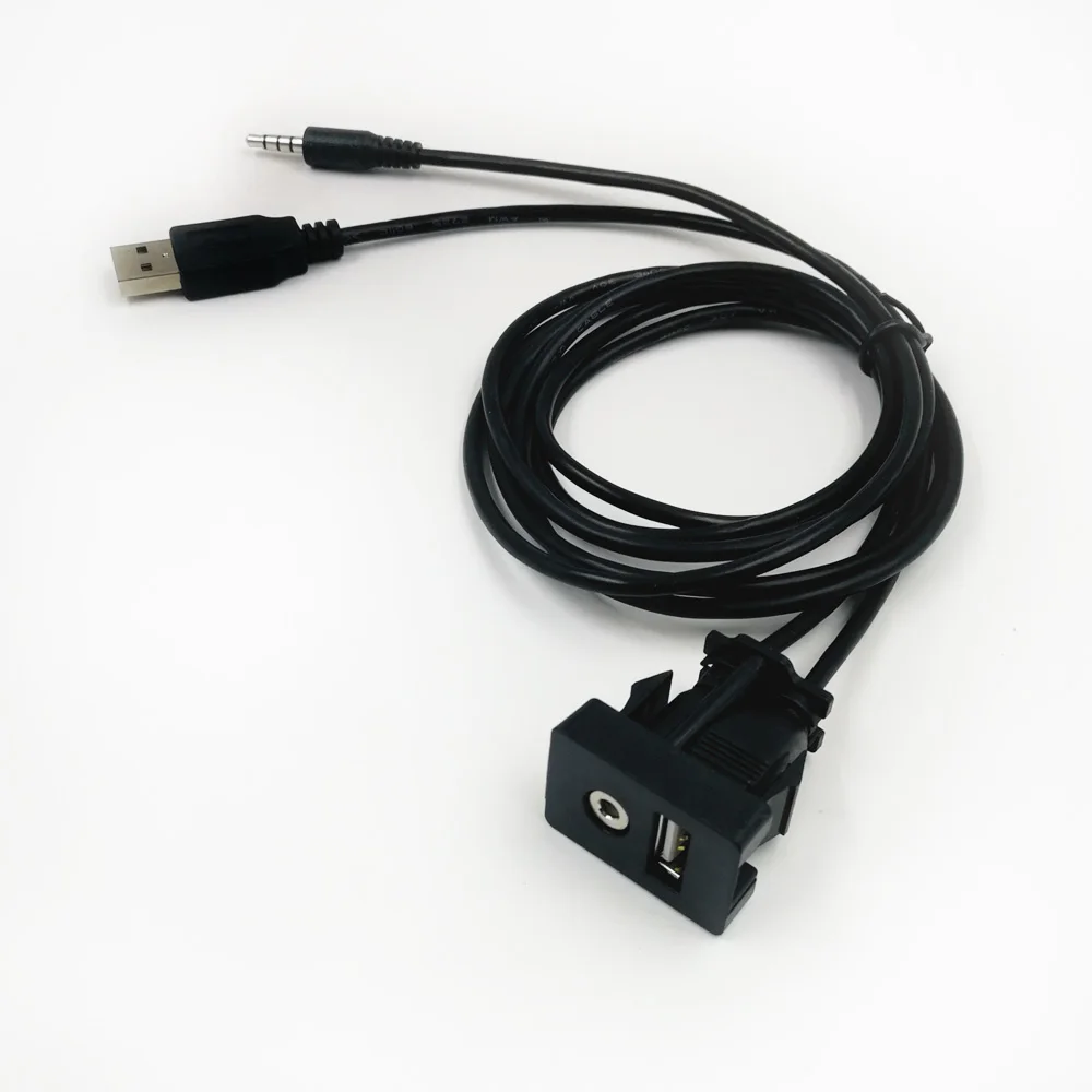 Автомобильный сменщик компакт-дисков benchlink 100 см AUX USB-кабель удлинитель USB/AUX-порта