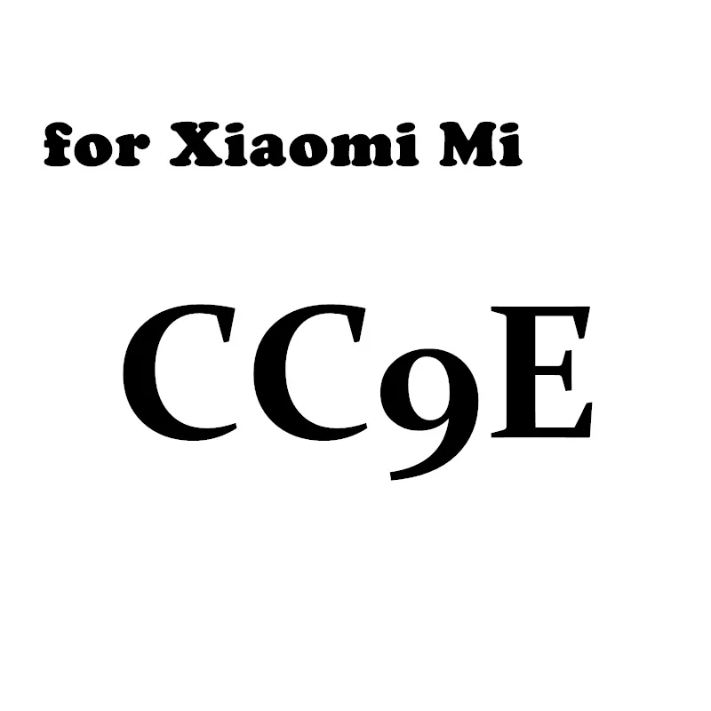 for Mi CC9E 2 шт. задняя камера из закаленного стекла для Xiaomi Redmi Note 7 Note 8 Pro 8A 7A MiCC9 MiA3 защита экрана объектива 9H полная Клеевая Пленка - Цвет: for Mi CC9E