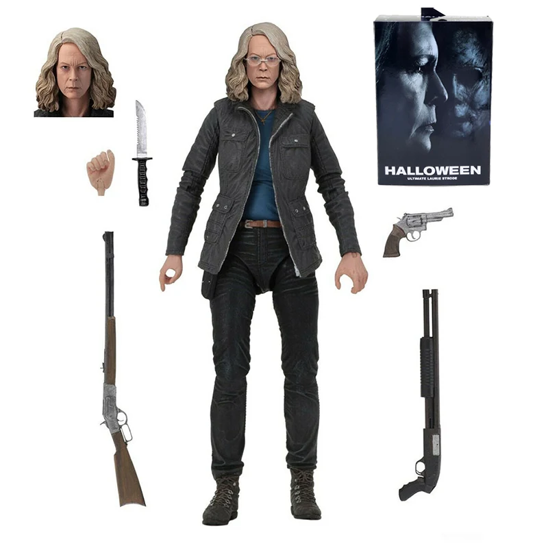 18 см NECA Хэллоуин 2 Лори стробе Майкл Майерс модель ужаса ПВХ фигурка игрушки