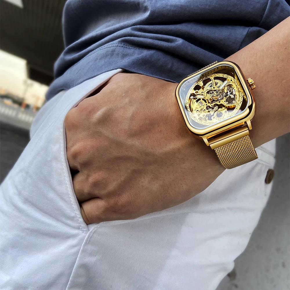 Forsining Men Mechanical Watches Automatic Self-Wind