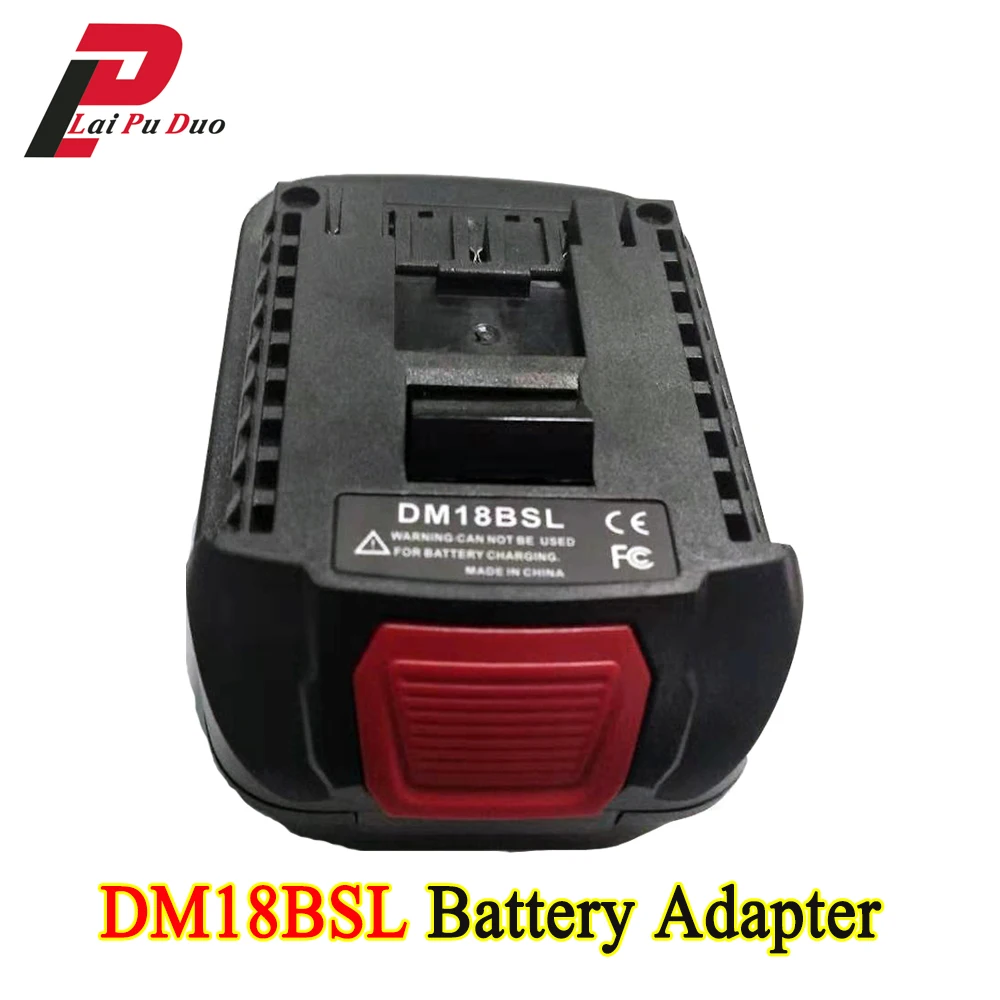 

DM18BSL Battery Converter Adapter for Milwaukee 18V M18 for Dewalt 20V Li-Ion Battery DCB200 Used to for Bosch 18V Tool