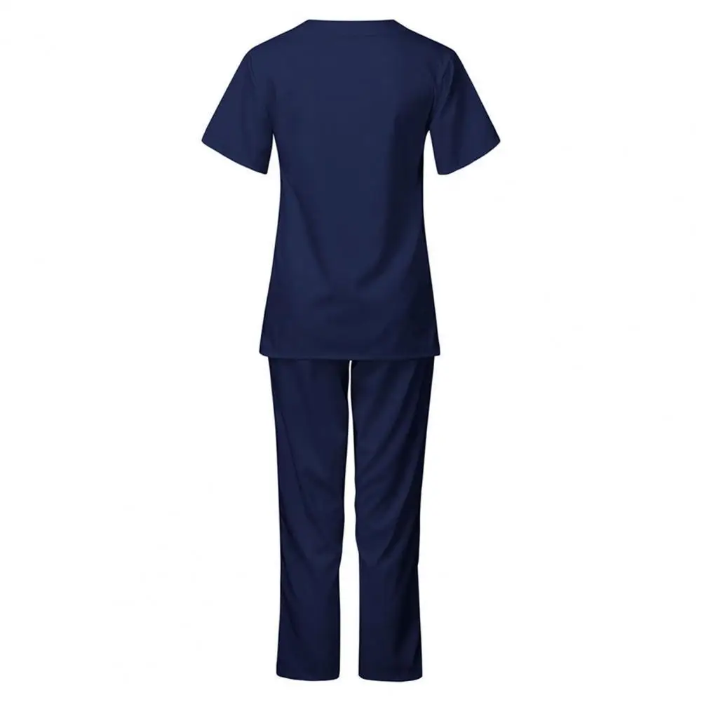 

Elasticity Pet Clinic Nurse workwear High Quality Solid Color Nursing Scrubs Women Uniforms hospital Doctor Work Clothing suits