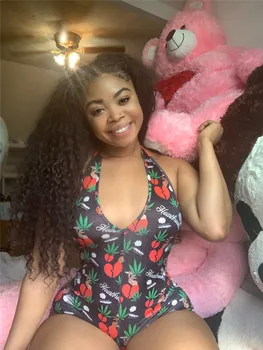 

2020 New Sexy Women Deep V-neck Bodycon Sleepwear Jumpsuit Shorts Romper Leotard Sleeveless Halter Print Bodysuit New arrival