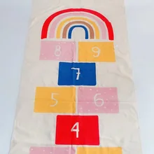 Радужный ковер воспоминание из детства классики детская игра в помещении, коврик, коврик для игр для Детей Гостиная Спальня скольжения головоломка 1 шт