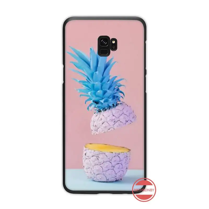 Чехол с рисунком ананаса для телефона Samsung S6 S7 edge S8 S9 S10 e plus A10 A50 A70 note8 J7 2017|Бамперы| |
