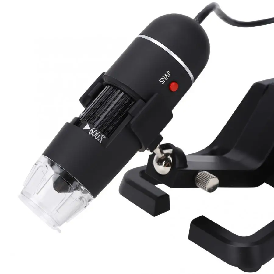 S09 25-600X мини USB цифровой микроскоп камера увеличение эндоскоп с универсальной металлической поддержкой для Win XP/Vista/Win 7/Win 8