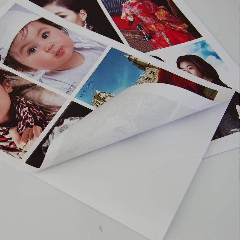 A4 Self Adhesive Photo Paper Matte Or High Glossy Sticker Label By Inkjet Printer 120g 135g