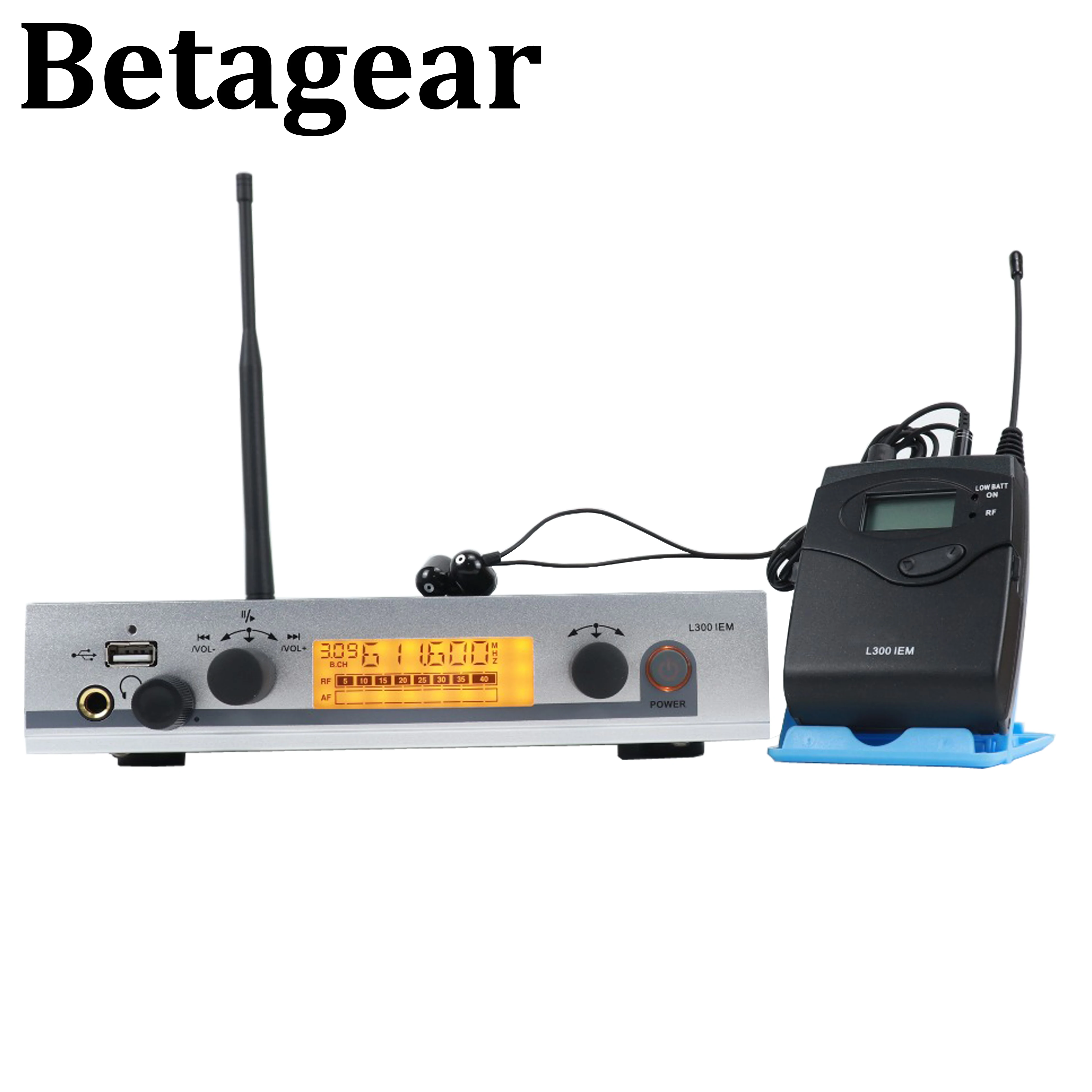 Betagear In-Ear Monitoring System 300IEM G3 SR300 IEM Persönlichen Monitor Drahtlose System in ear-monitor-system audio profesional Betagear In-Ear Monitoring System 300IEM G3 SR300 IEM Persönlichen Monitor Drahtlose System in ear-monitor-system audio profesional