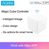 Контроллер Aqara Magic Cube, версия Zigbee, управляемая шестью движениями для умного дома, работает с приложением mijia Home ► Фото 1/5