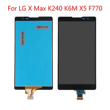 

100% Tested High quality For LG X Max K240 K6M X5 F770 LCD Display Touch Screen Digitizer Assembly White,No/with Frame
