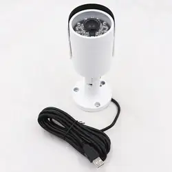1,0 мегапиксельная 720P IR Cut IR Led День ночного видения веб-камера Алюминиевый футляр для пуль Антивандальная Водонепроницаемая наружная USB