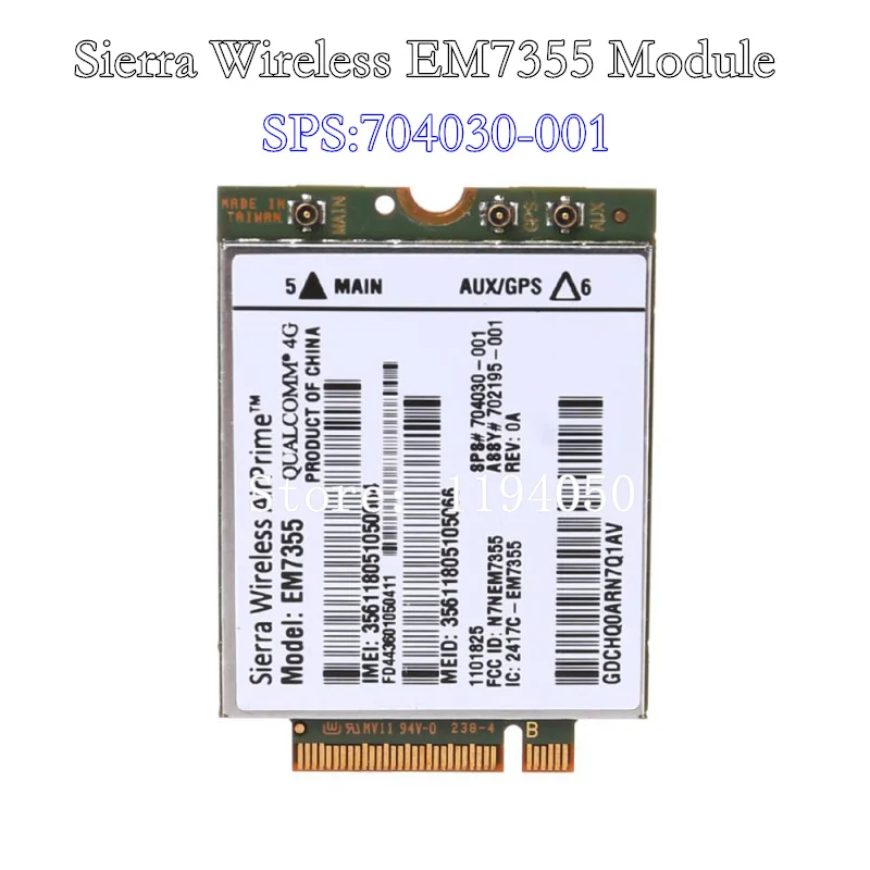Новая разблокированная Sierra Gobi5000 EM7355 LTE/EVDO/HSPA + 42-мбит/с NGFF карта 4G модуль для lt4111 820