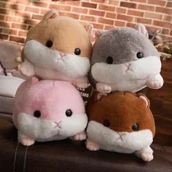 50cm bonito hamster mouse brinquedo de pelúcia recheado animal macio hamtaro travesseiro adorável crianças brinquedo do bebê para crianças presente de natal pílula bonito