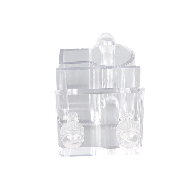 Aquarium Inflow Outflow Tube Holder Acrylic Mount Aquarium Fixing Tubing Clamp Inlet and Outlet Pipe Fixing Frame