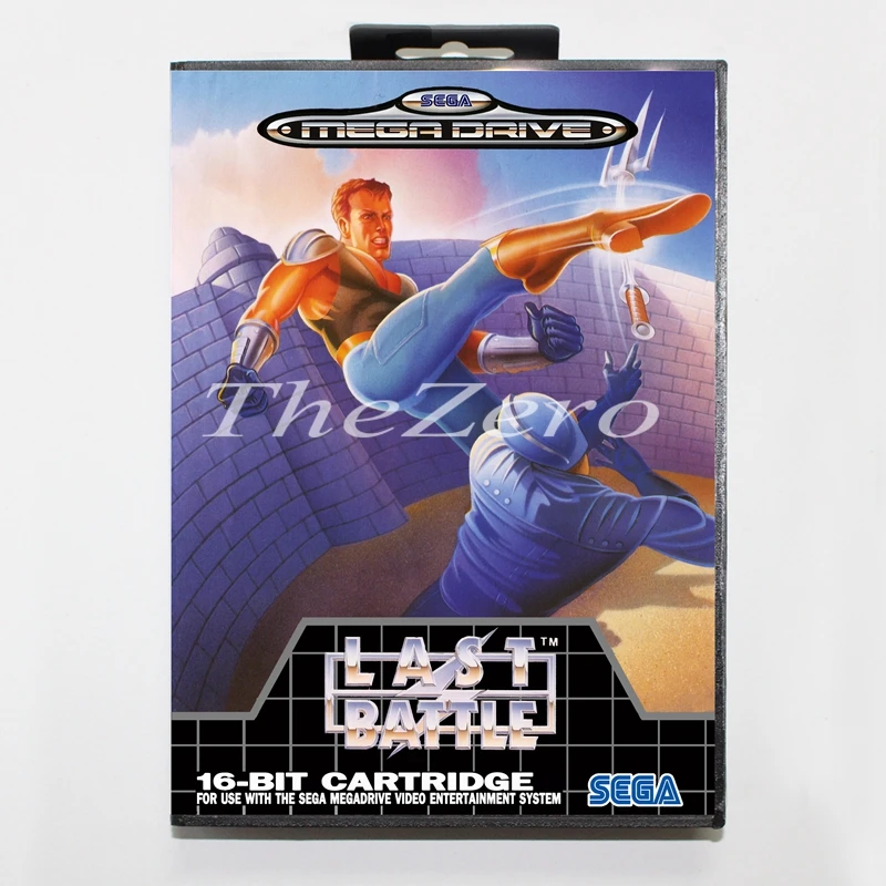 Последняя Битва с коробкой для 16 бит MD видеоигры карты для sega Mega Drive/Genesis