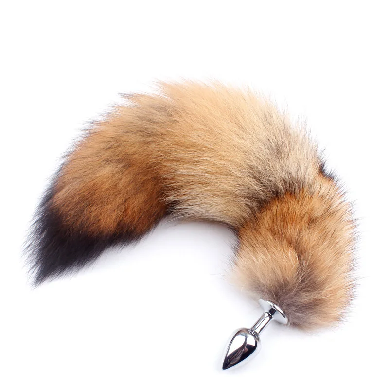 Fanala Drop Shipping Real Red Fox Tail Anal Plug Metal Butt Plug Animal  Cosplay Tail Erotic Sex Toy For Couple 19.88 Tail Y190716 From Gou05,  $11.06