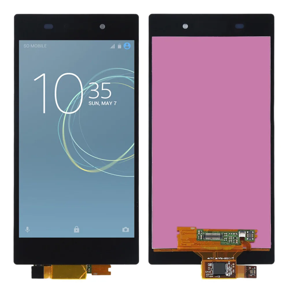 C6903 ЖК-дисплей для sony Xperia Z1 L39H C6902 C6903 C6906 ЖК-дисплей сенсорный экран дигитайзер полная сборка Замена L39H ЖК-дисплей черный - Цвет: Black lcd only