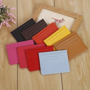 

Card Holder Wallet Women Men Bank Card Case ID Card Holders Travel Wallet PU Purses Organizer Wallet Credit Card Wallet Cardhold