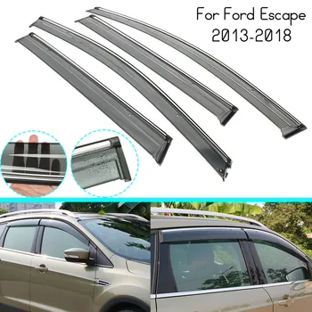 

Hot New For Ford Escape 2013-2018 Car Window Visor Vent Rain Sun Deflectors Guard Visors 124*15cm