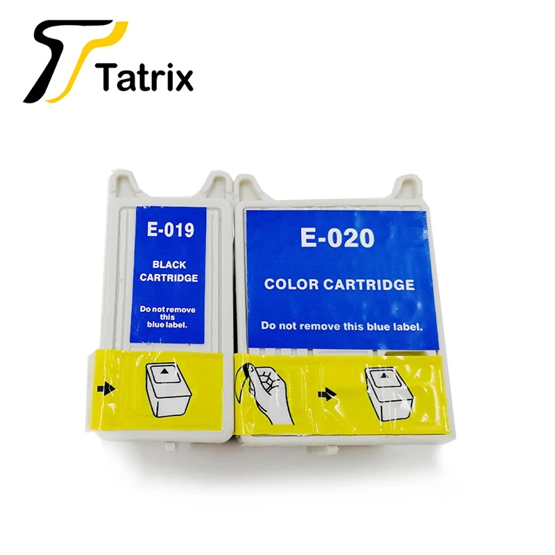 Татрикс для Epson T019 T020 совместимый чернильный картридж для Epson Stylus color 880/880i принтер