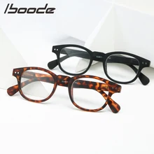 IBOODE унисекс круглые очки для чтения с леопардовым принтом пресбиопические очки Для женщин Для мужчин дальнозоркости очки Сверхлегкий увеличительное очки