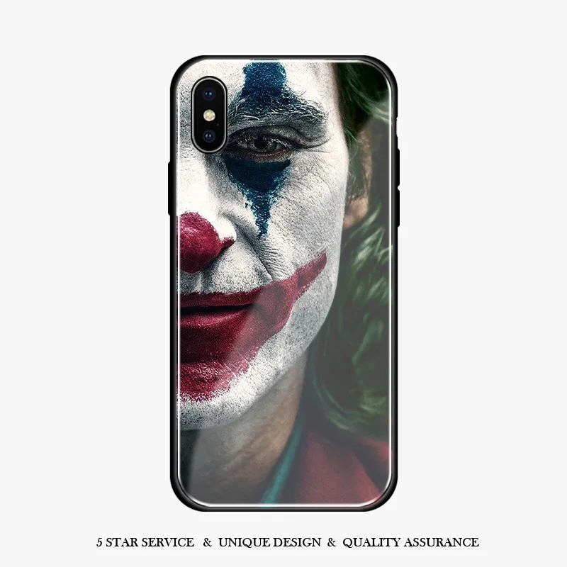 Joker Joaquin Phoenix мягкий силиконовый стеклянный чехол для телефона, чехол для apple iPhone 6 6S 7 8 Plus X Xr Xs 11 PRO Max