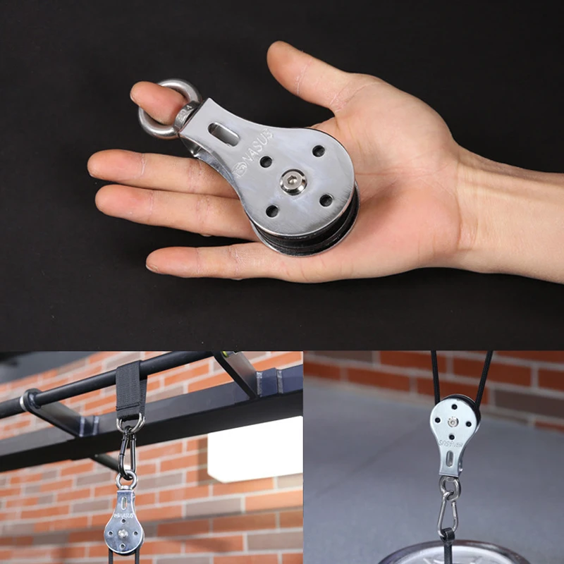 DIY Lat Натяжной стержень шкив кабельная машина система крепления запястья бицепс
