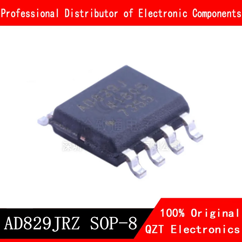 10 шт./лот AD829JRZ AD829JR AD829J AD829 SOP-8 новый оригинальный телефон 10 шт лот uc2844bd1r2g uc2844 uc2844b 2844b sop 8 контроллер переключателя новый оригинальный коридор