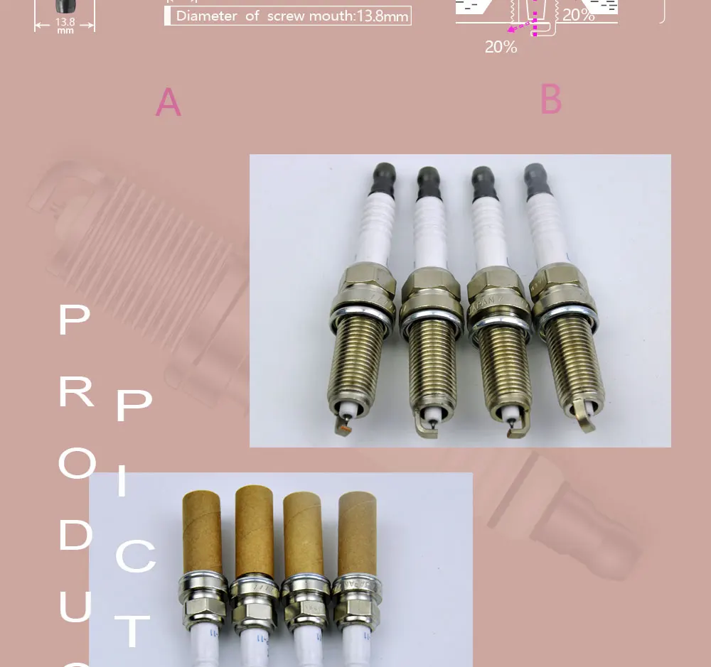 Свечки зажигания Iridium 22401 ED815 4 шт./лот для NISSAN March QASHQAI TIIDA LZKAR6AP 11 TEANA 22401ED815 LZKAR6AP11|plug