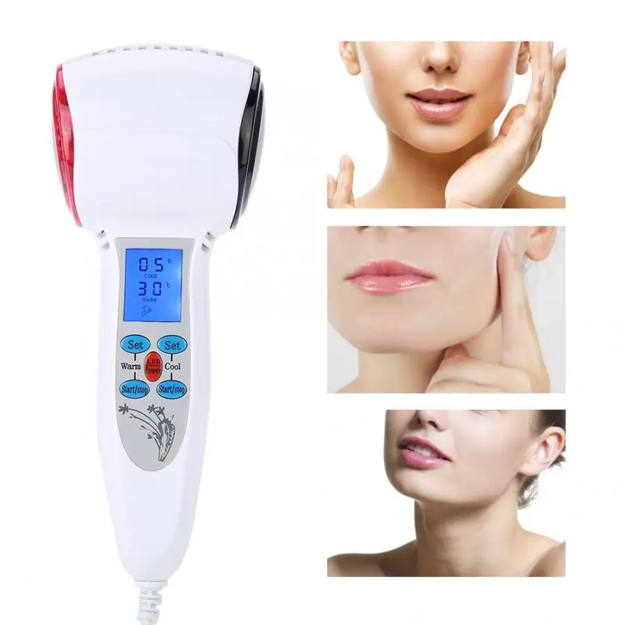 Hot Cold Hammer Cryotherapy Nutrition -in Beauty Device Face Massager Skin Lifting Tighten Rejuvenation Anti-aging Machine hot cold hammer cryotherapy nutrition in beauty device face massager skin lifting tighten rejuvenation anti aging machine