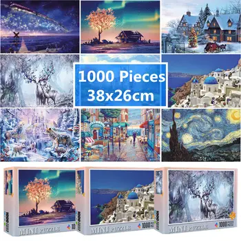Jigsaw Puzzle 1000 Pieces 38x26 cm Assembling Picture Puzzle For Adults Educational Toys Puzzles Pare Adultos 1