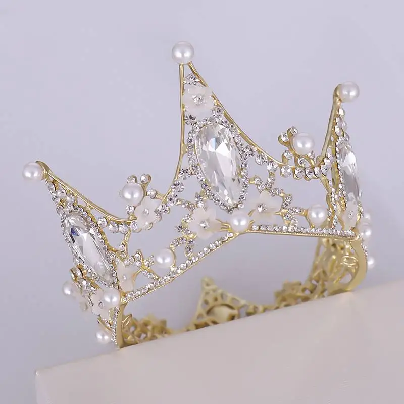 Корона принцесса торт ко дню рождения Корона невесты свадебные украшения для головы Тиара для девочки Diademe Couronne Mariage аксессуары для волос на продажу