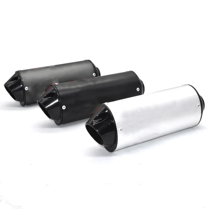 28mm 32mm 38mm For 125cc 150cc 160cc Atv Motorcycle Exhaust Muffler Escape Moto Pipe Dirt Pit Bike For Honda Yamaha Kawasaki