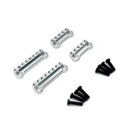 Support d'amortisseurs de choc en métal pour voiture, ensemble de quatre pièces de Modification, rouge, noir, argent, modèle MN D90 D91 D96 MN98 99S RC 