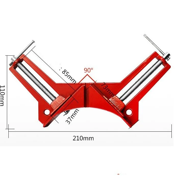 1pc 90 Degree Right Angle Clamps toggle clamp for woodworking Picture Frame Glass Fixture carpenter Hand Tool | Обустройство дома