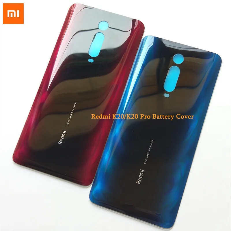 

Xiaomi Housing Cover Original Redmi K20 K20 Pro Glass Smooth skin Back Battery Cover Panel Rear Door Case for mi 9T 9T Pro