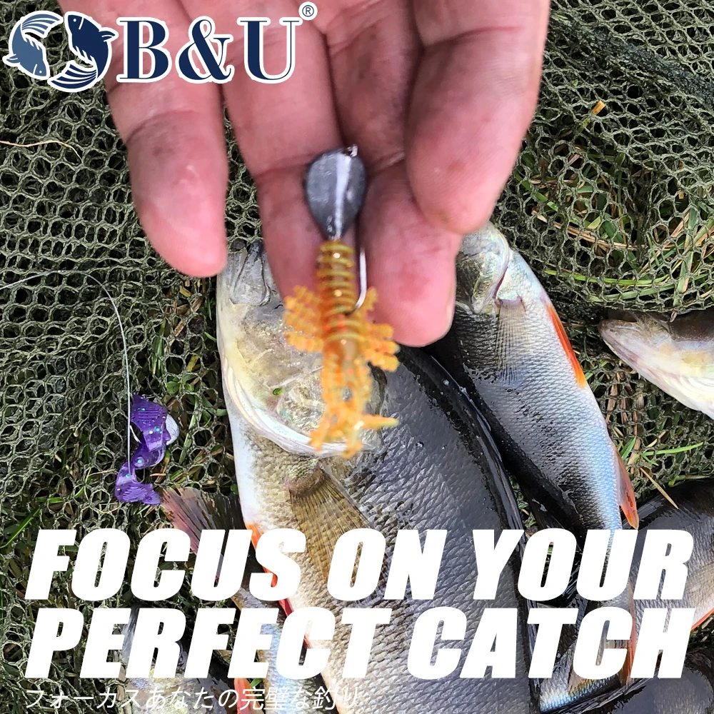 B&U Crazy Craws Köder 40mm/20 Stück Weichköder Angelköder Garnelen-Hummer Weichplastikköder Angelköder – Detail 11