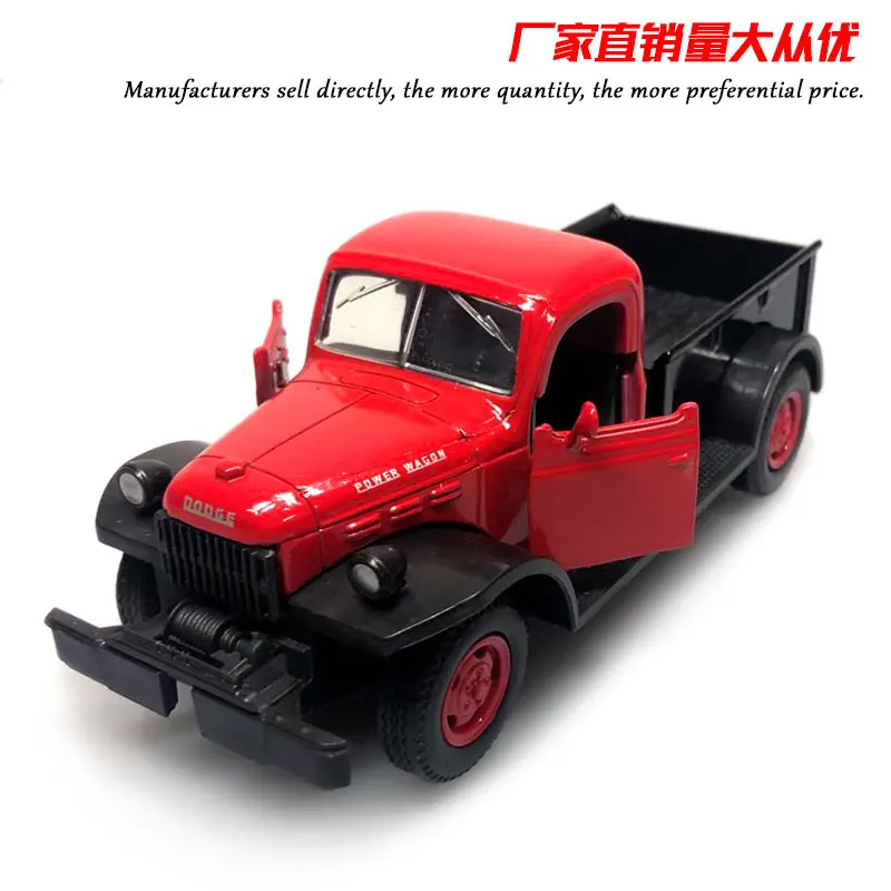 NEWRAY 1/32 масштабная модель автомобиля игрушки 1946 Dodge power грузовик-Универсал 17 см длина литая под давлением металлическая модель автомобиля игрушка для подарка, детей, коллекция