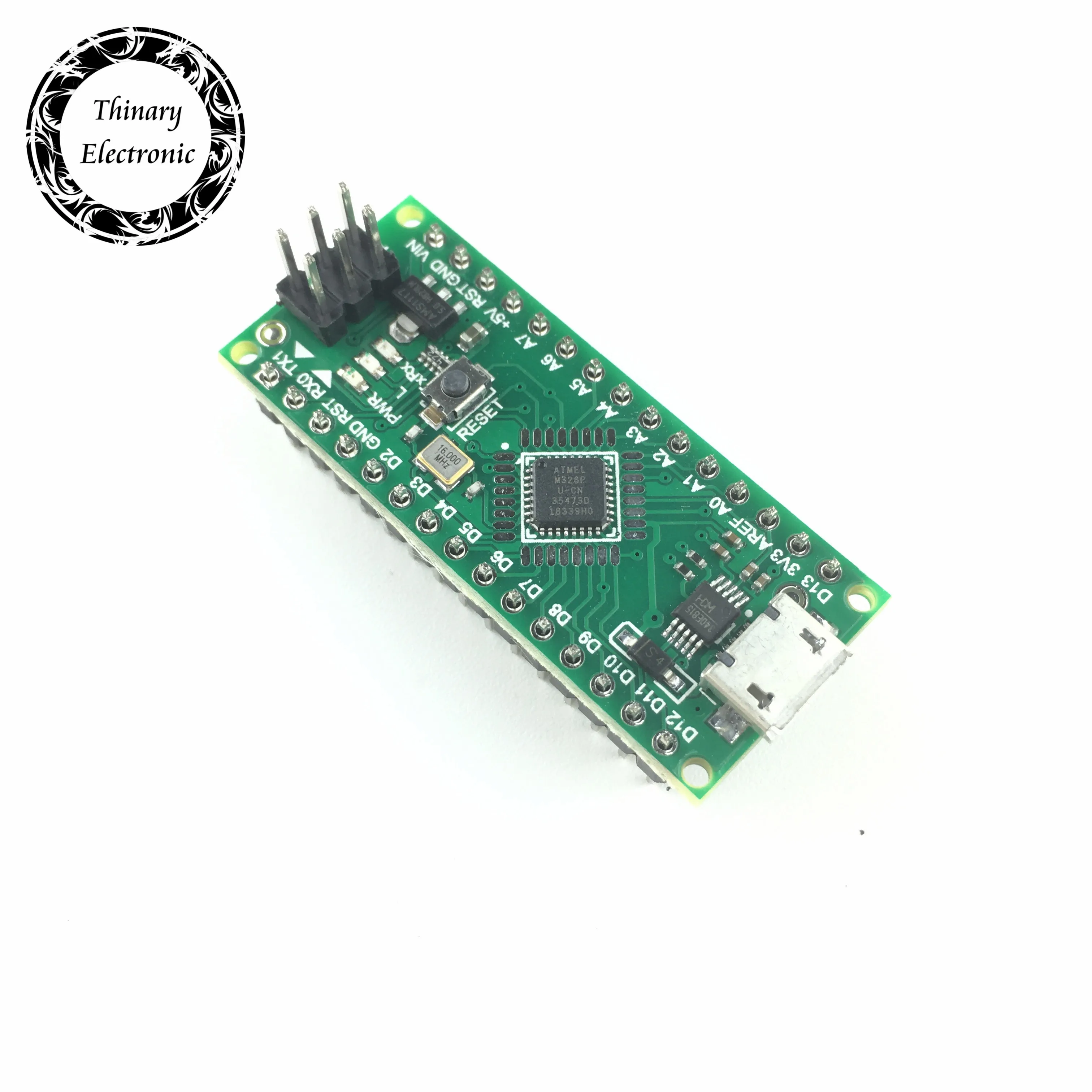 Горячая Распродажа 1 шт. Nano 3,0 контроллер совместим с arduino nano Atmega328 серии CH340 USB драйвер без кабеля NANO V3.0