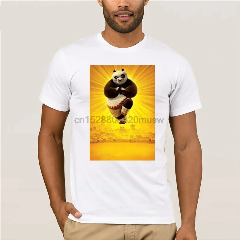 Kung Fu Panda T Shirt Po Giant panda Master Shifu Movie Action Top Tee |