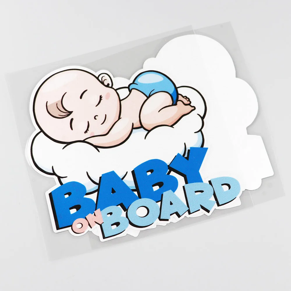 

Car Stickers Decor Motorcycle Decals Sleeping Baby Decorative Accessories Creative Sunscreen Waterproof PVC,14cm*14cm