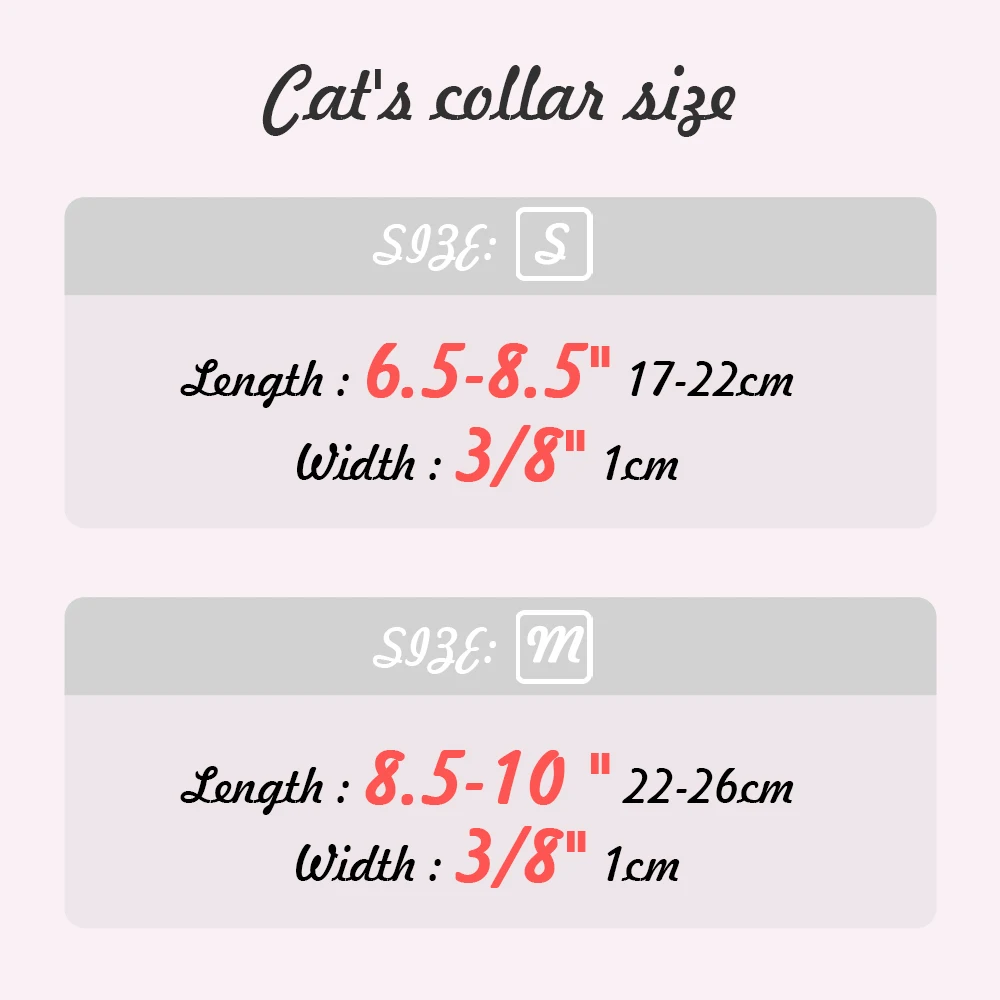 Nylon Braided Cat Collar Cat Kitten Puppy Collars With Bell Cat Supplies Pet Product for Small Dogs Chihuahua Yorkshir XS S