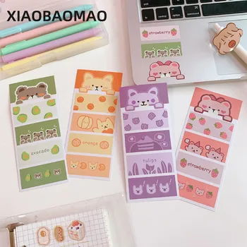 

100 sheets/pack Color cartoon rabbit little bear scrapbook album photo wall project making happy card decoration sealing sticker