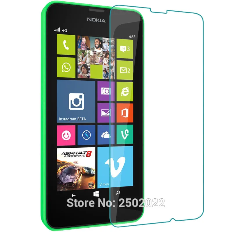 Pellicola In Vetro Temperato Per La Protezione Dello Schermo Da 0.33Mm Per Nokia Microsoft Lumia 630 Cover Protettiva Per Schermo Per Nokia 630 550 83