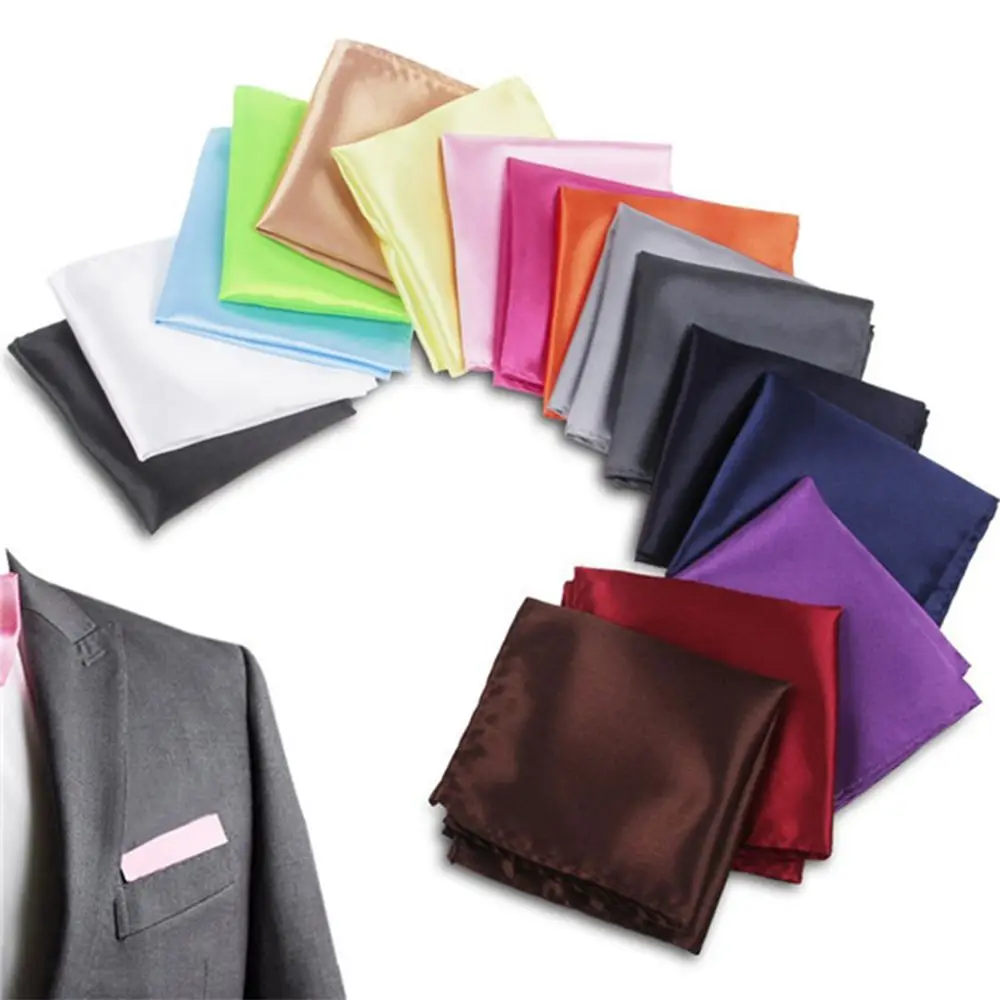 15 цветов Роскошные винтажные модные вечерние мужские носовые платки Женихи мужские карманные квадратные носовые платки свадебные деловые