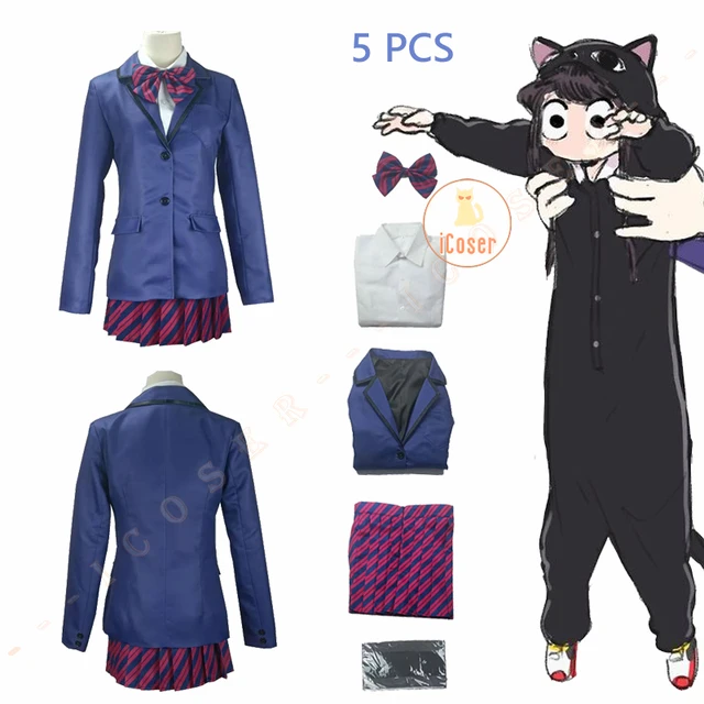 Anime Komi Can't Communicate Komi San Wa Comyushou Desu Cosplay Costume  Shouko Komi Skirt Set Japanese Girls High School Uniform - Cosplay Costumes  - AliExpress
