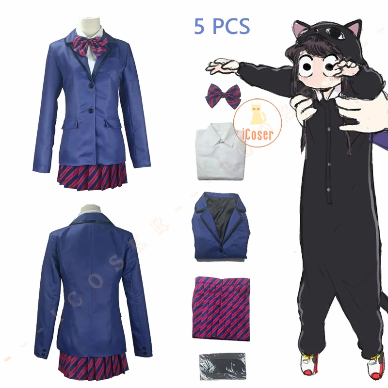 Anime Komi non pu comunicare Komi san wa Comyushou desu Costume Cosplay 