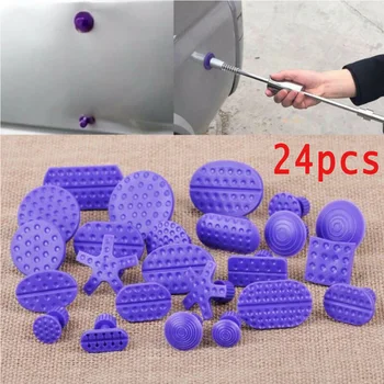 

24pcs Puller Tabs Door Dent Universal Car Body Remover Pulling Tab Lifts Repairing Tool Paint Dents Repair Tools