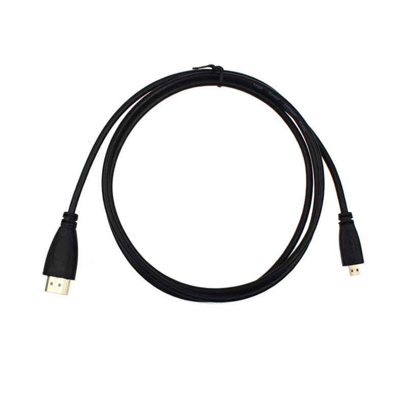Высокая скорость микро HDMI к HDMI кабель Линия 1080P HD для планшетных ПК 1,5 м